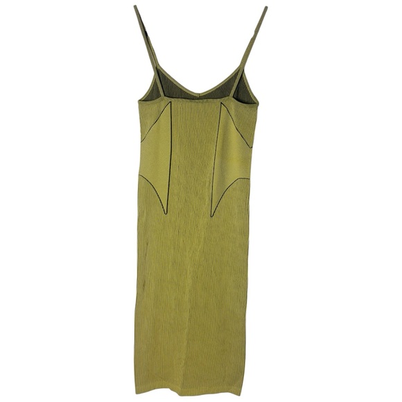 *Host Pick* Zara Olive Green Strappy Dress, Size Small - Picture 2 of 4